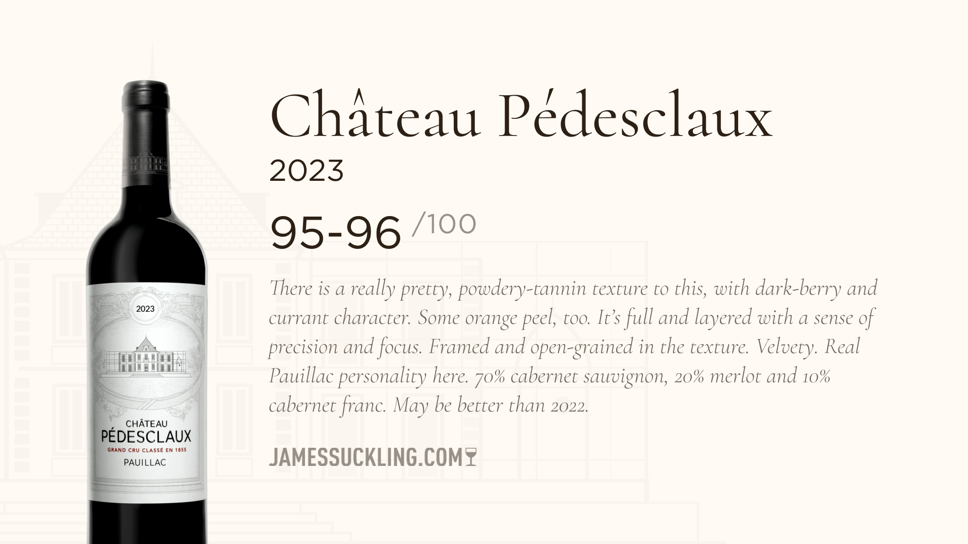 2023 is now available - Chateau Pedesclaux